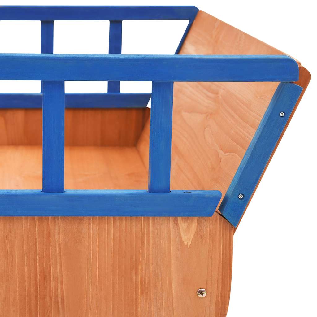 Sandbox Pirate Ship Firwood 190x94,5x101 cm