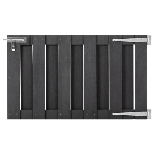 vidaXL Garden Gate WPC 100x60 cm Grey