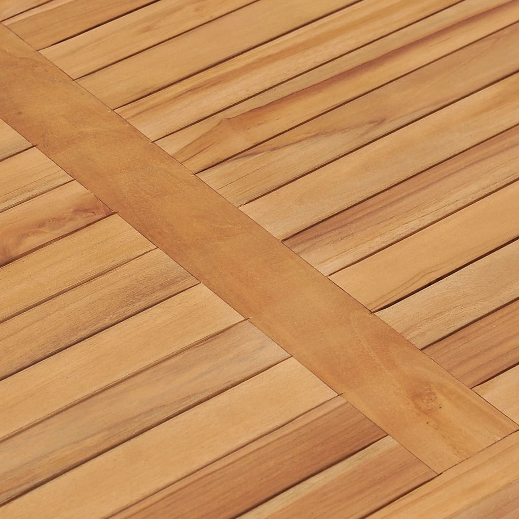 49360 vidaXL Garden Dining Table 120x70x77 cm Solid Teak Wood
