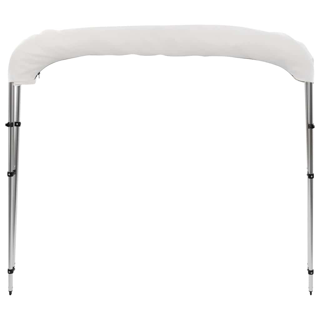92360 vidaXL 3 Bow Bimini Top White 183x160x137 cm