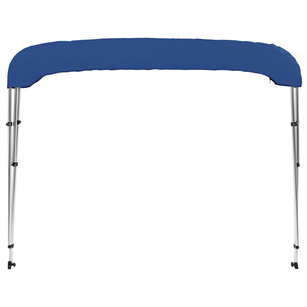 vidaXL 3 Bow Bimini Top Blue 183x180x137 cm