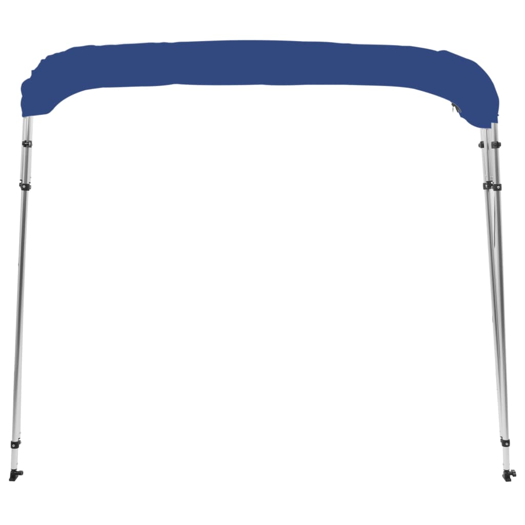 vidaXL 4 Bow Bimini Top Blue 243x180x137 cm