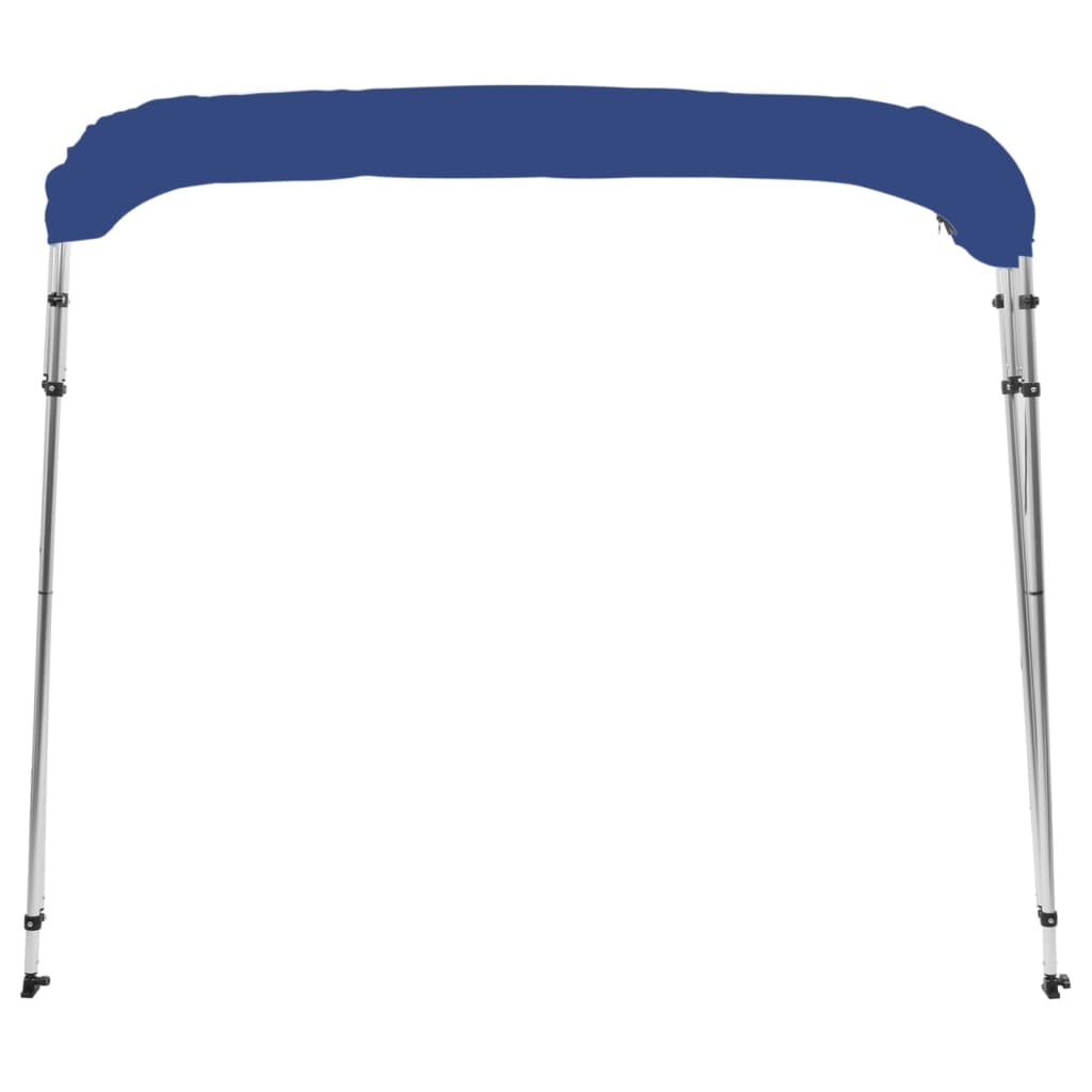 vidaXL 4 Bow Bimini Top Blue 243x196x137 cm