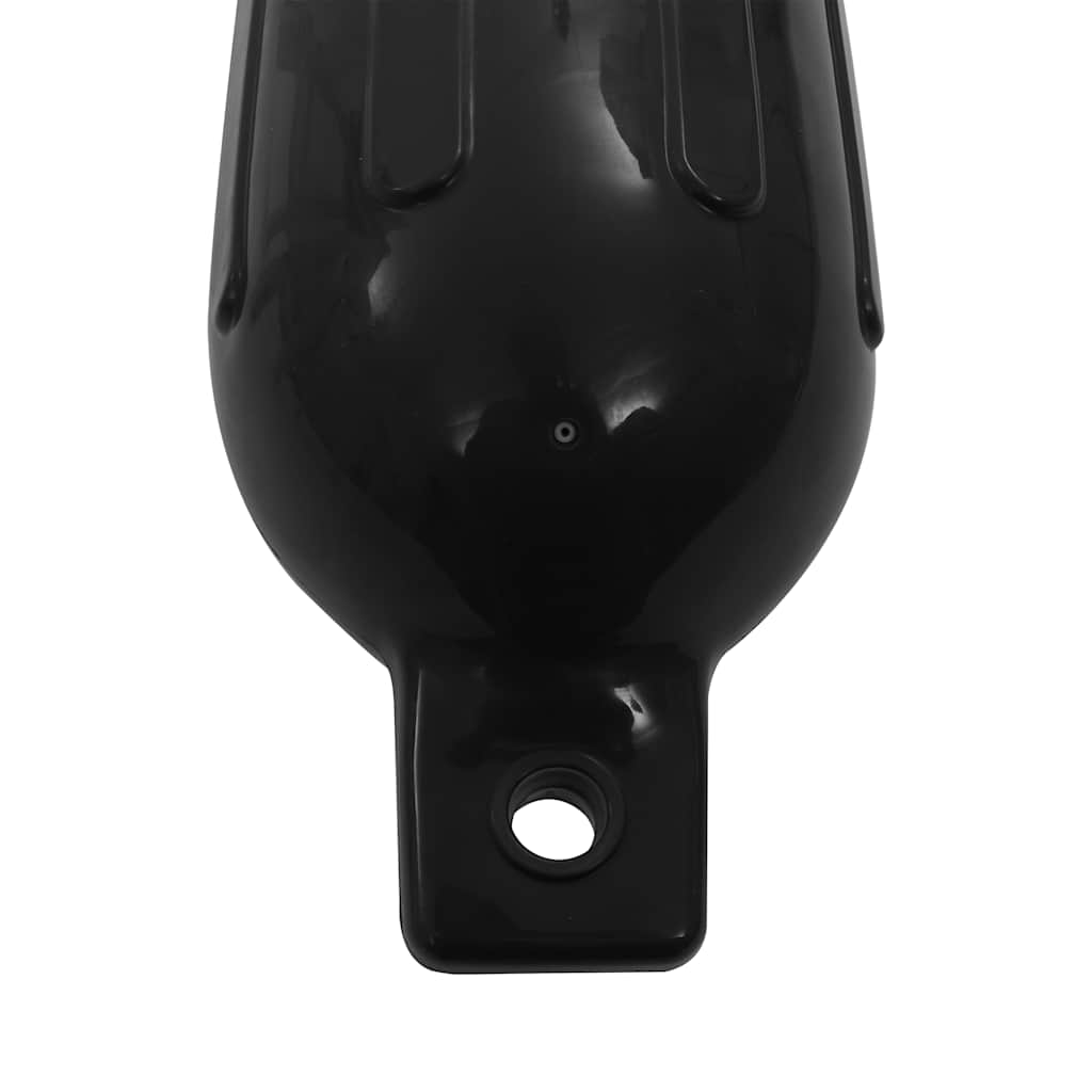 Boat Fenders 4 pcs Black Ø 16x58 cm PVC