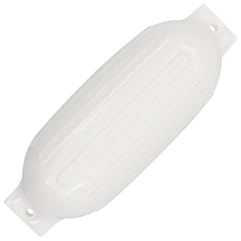 vidaXL Boat Fenders 2 pcs White 69x21.5 cm PVC