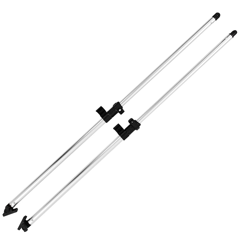 92389 vidaXL Bimini Top Support Poles 2 pcs Aluminium