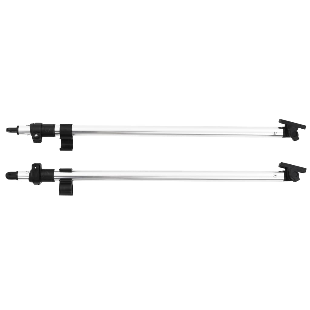 92389 vidaXL Bimini Top Support Poles 2 pcs Aluminium