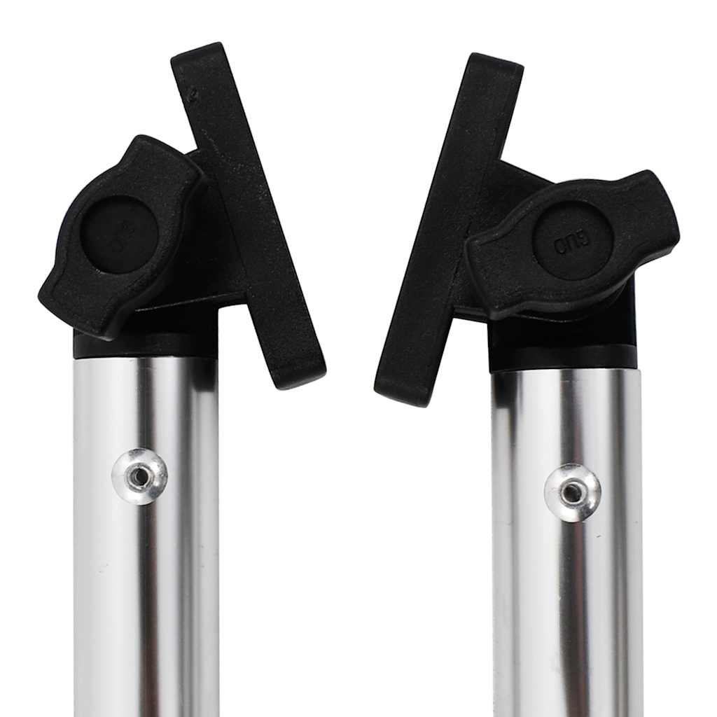 92389 vidaXL Bimini Top Support Poles 2 pcs Aluminium