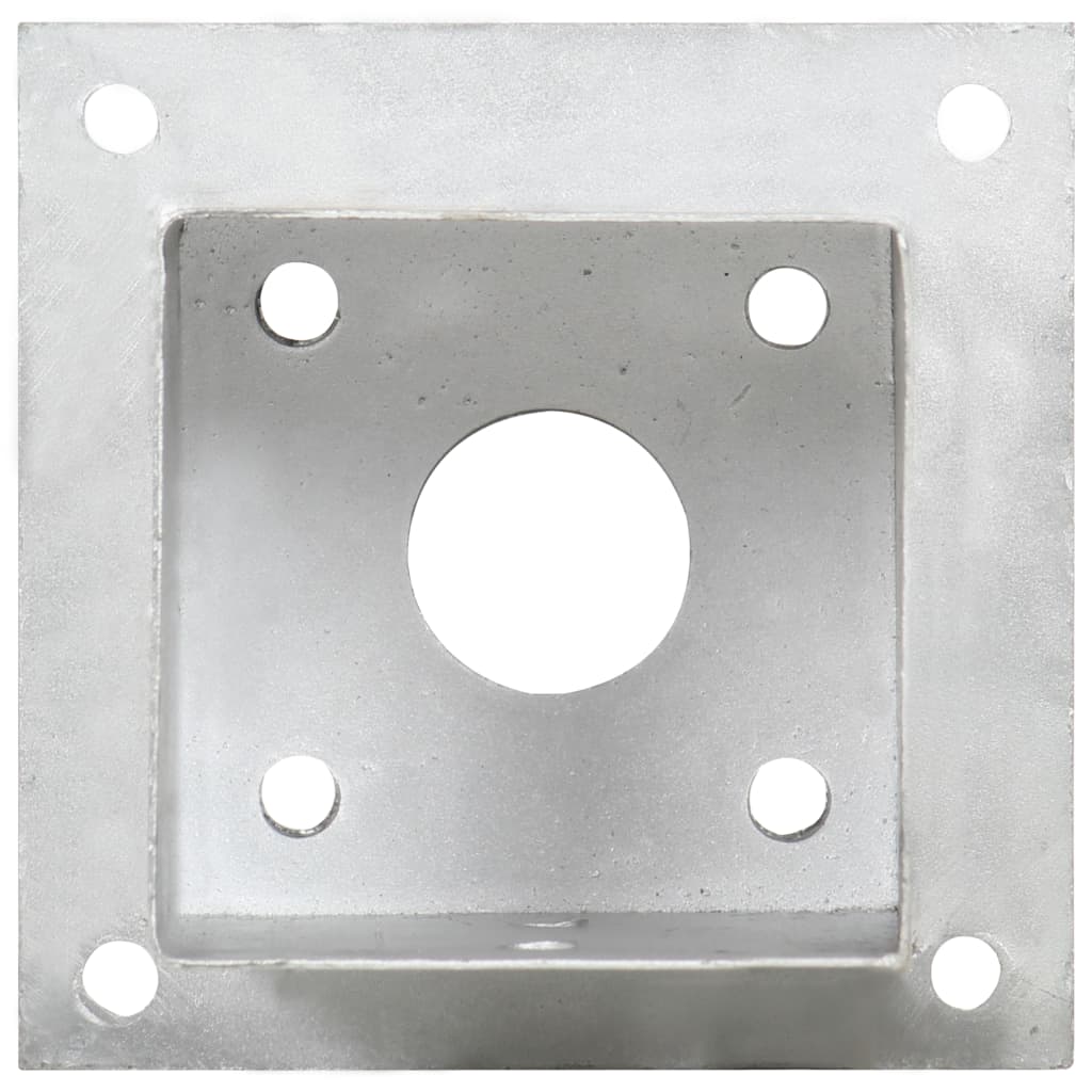 Post Anchors 4 pcs Galvanised Metal 101 mm