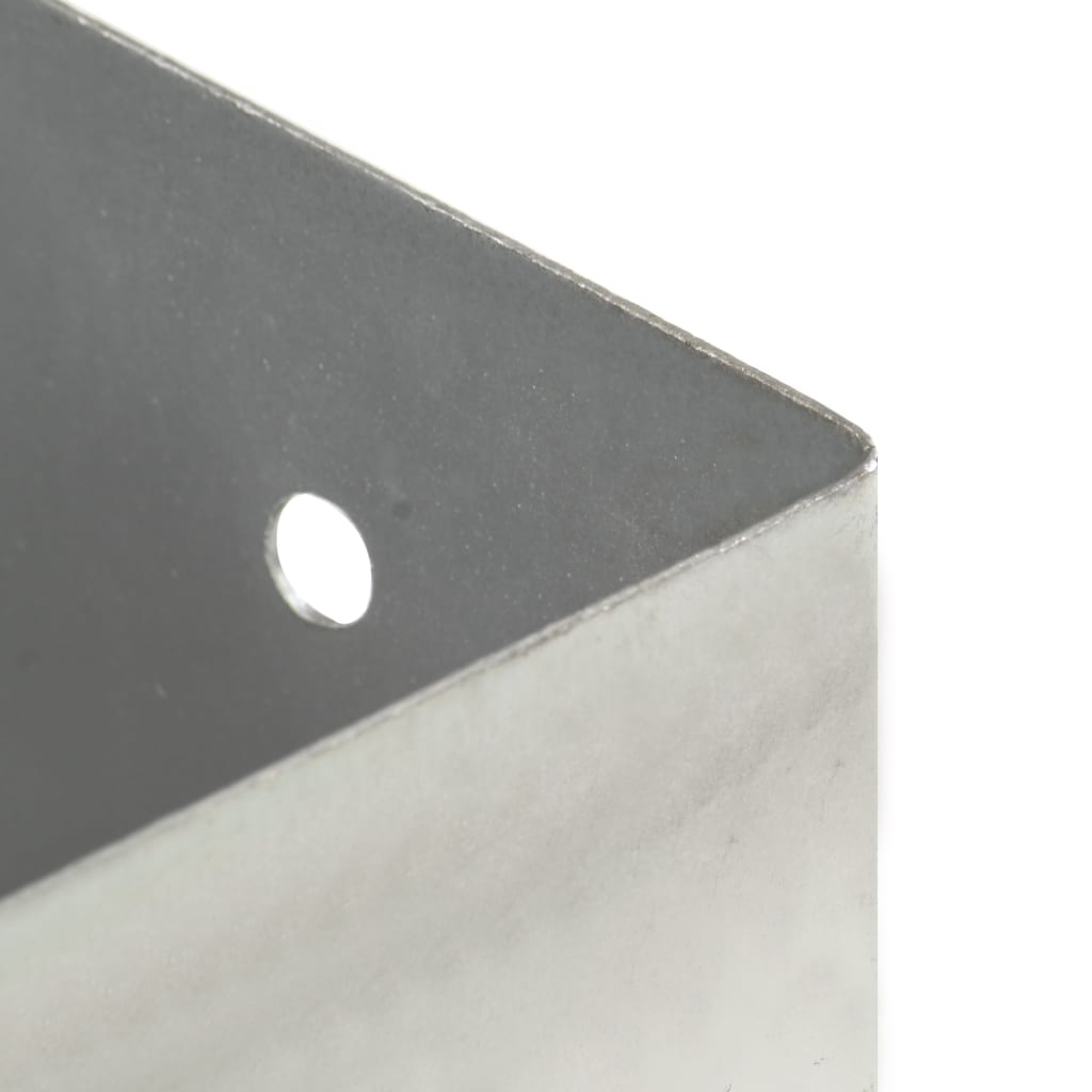 Post Anchors 4 pcs Galvanised Metal 101 mm