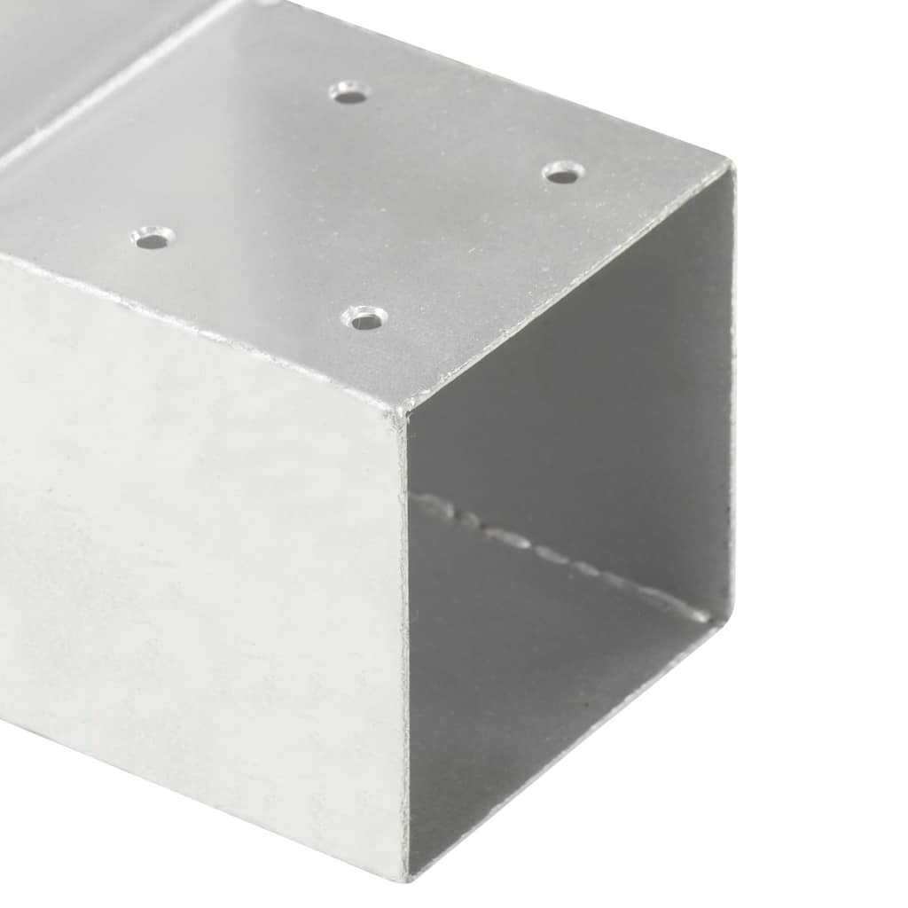 Post Connector L Shape Galvanised Metal 101x101 mm