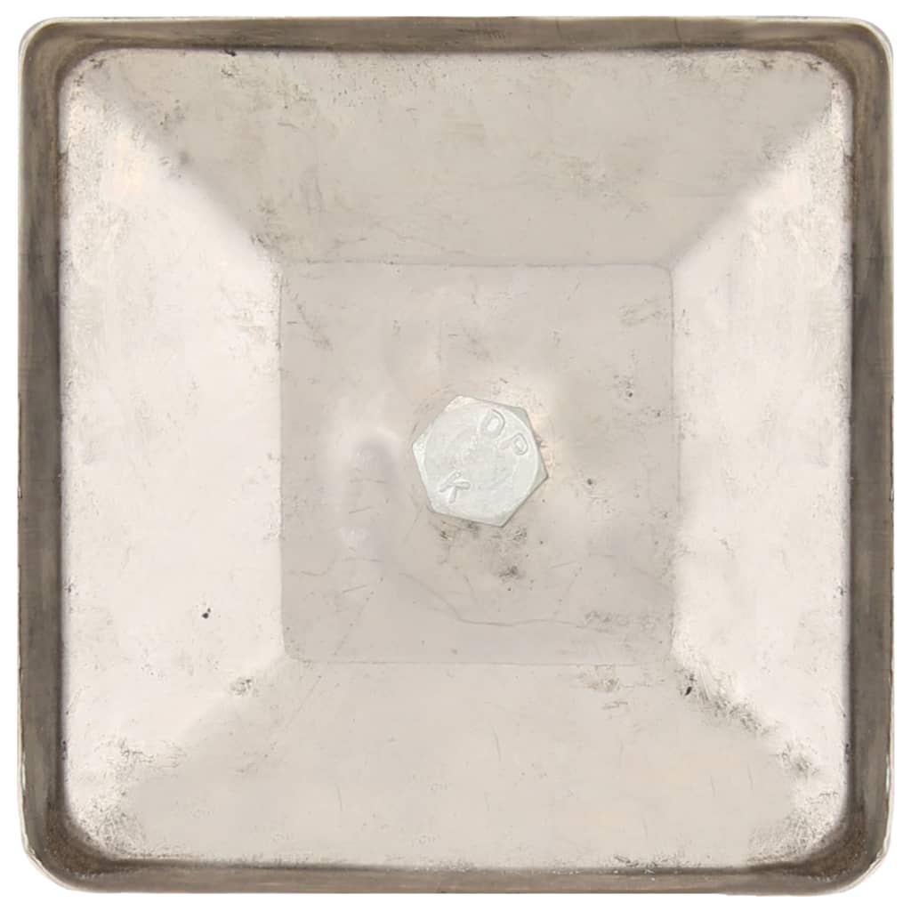 145494 vidaXL Post Caps 6 pcs Globe Final Stainless Steel 81x81 mm