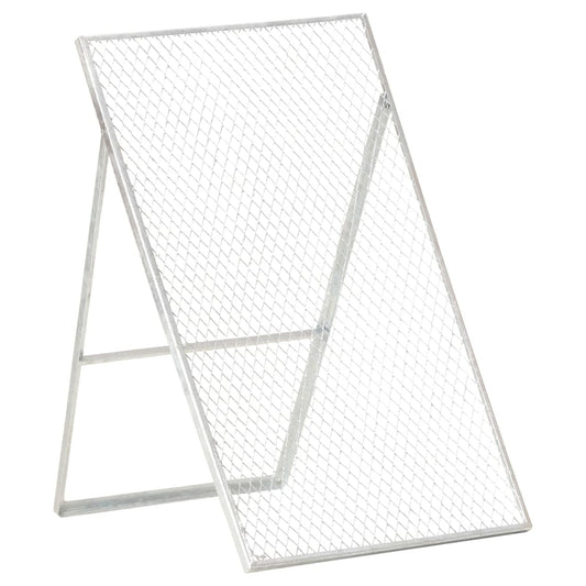 vidaXL Garden Sieve Galvanised Steel