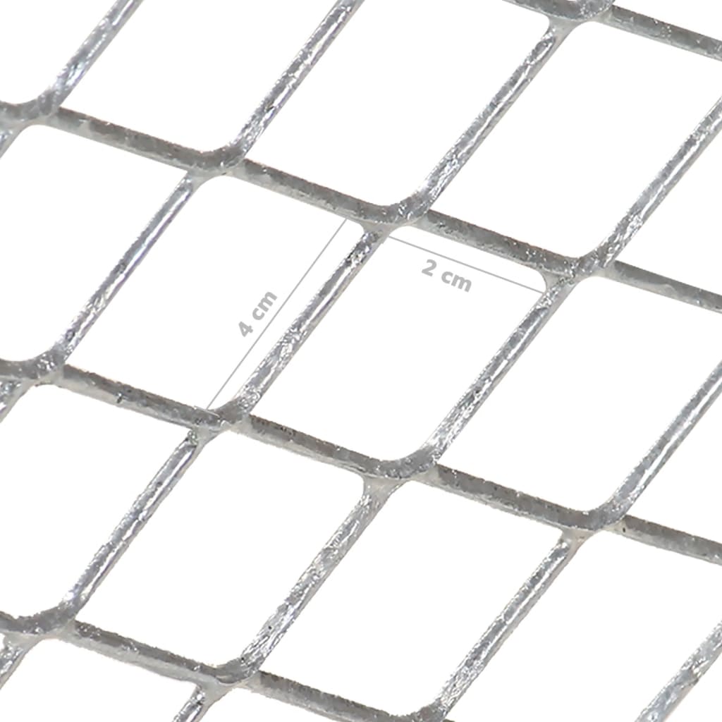 vidaXL Garden Sieve Galvanised Steel