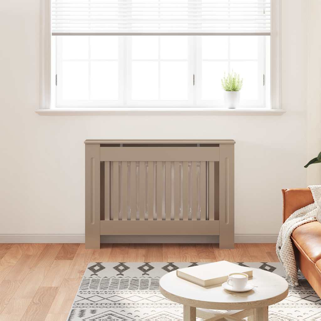 Radiator Cover 112x19x81.5 cm Engineered Wood