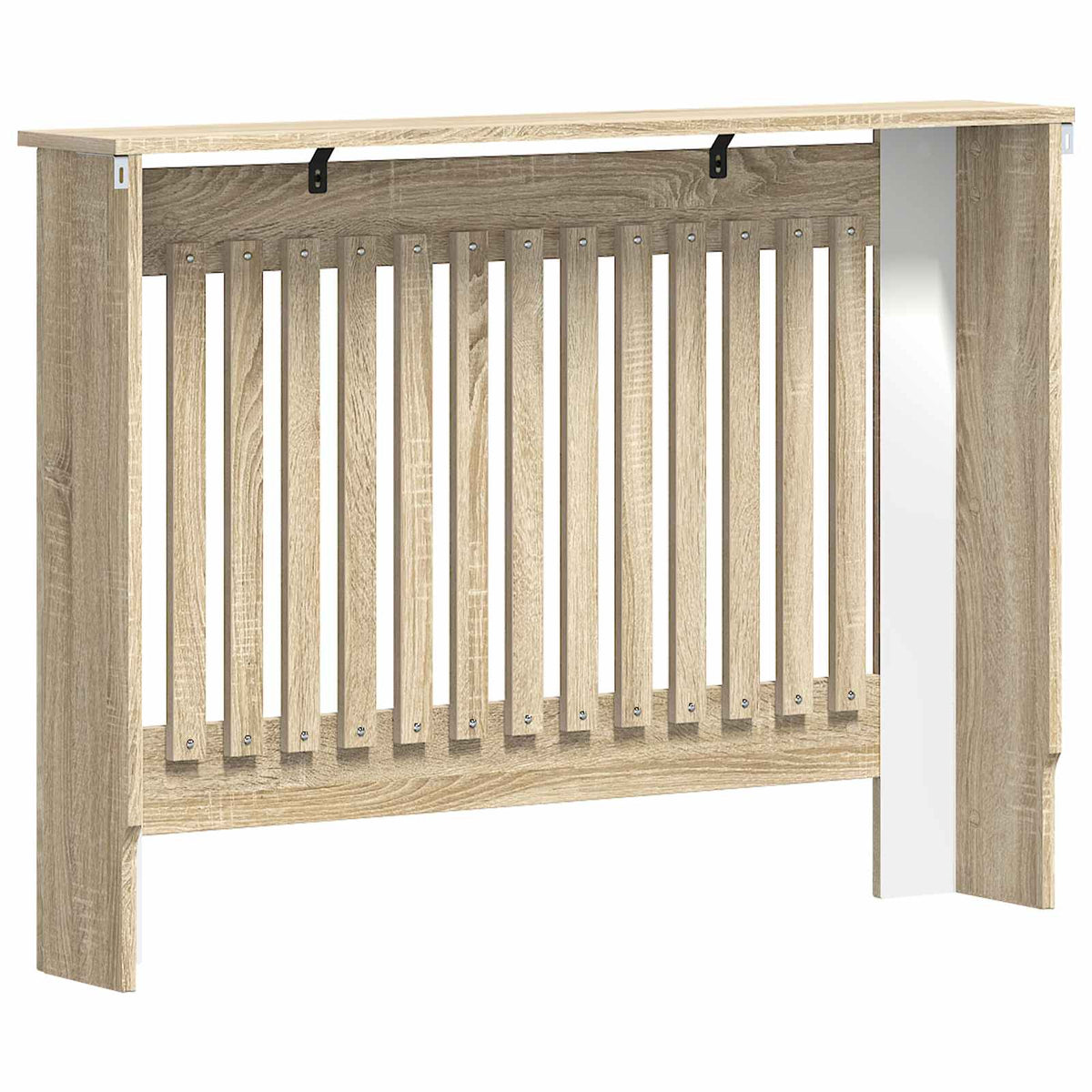 Radiator Cover 112x19x81.5 cm Engineered Wood