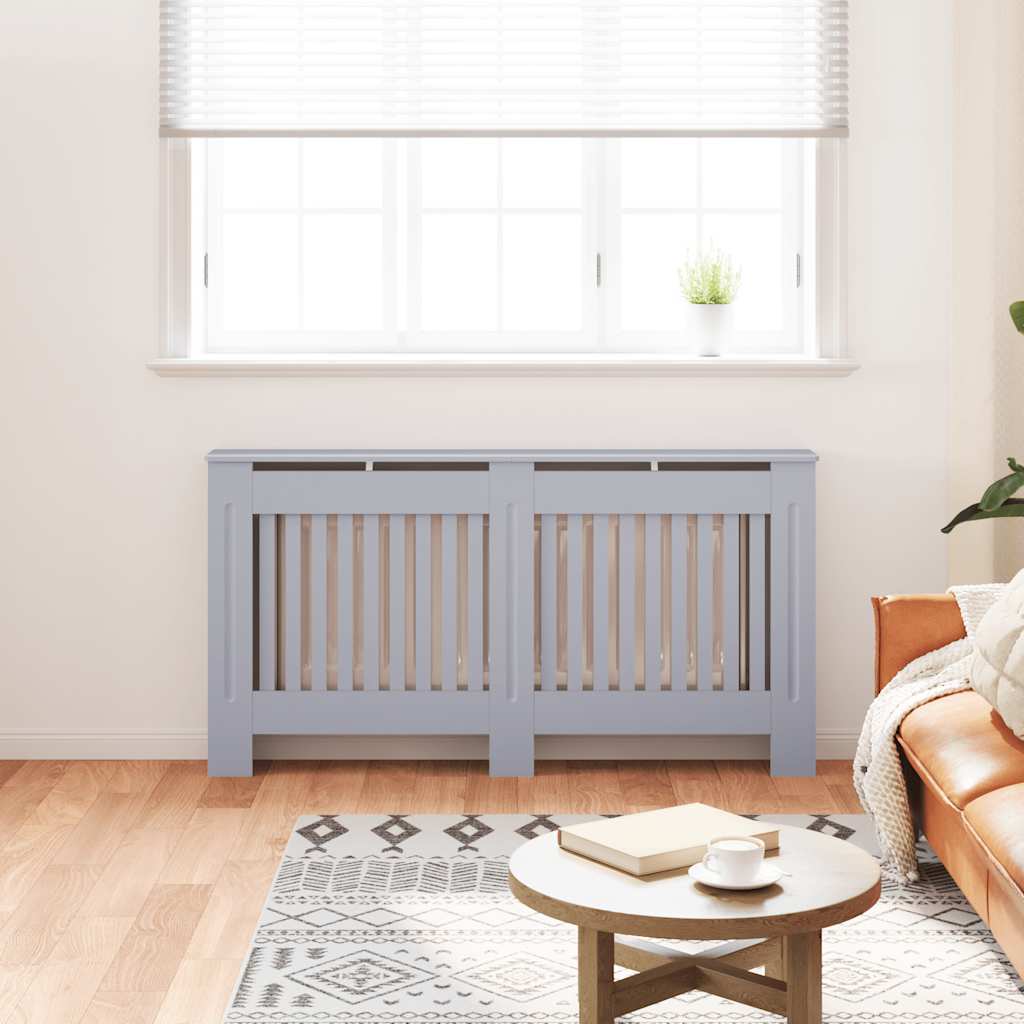 Radiator Cover Anthracite 152x19x81.5 cm MDF