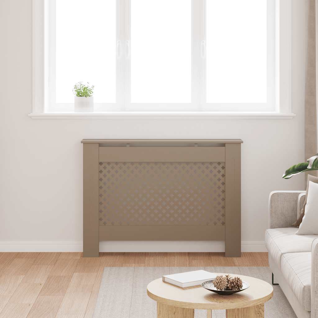 Radiator Cover 112x19x81.5 cm MDF