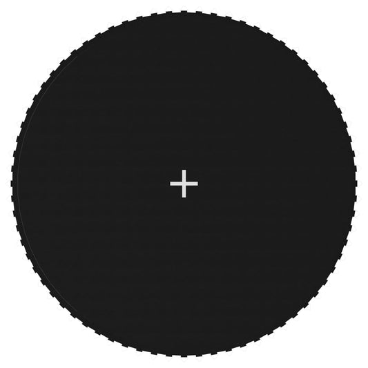 vidaXL Jumping Mat Fabric Black for 13 Feet/3.96 m Round Trampoline