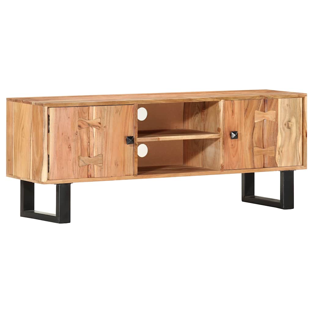 287341 vidaXL TV Cabinet 118x30x45 cm Solid Acacia Wood