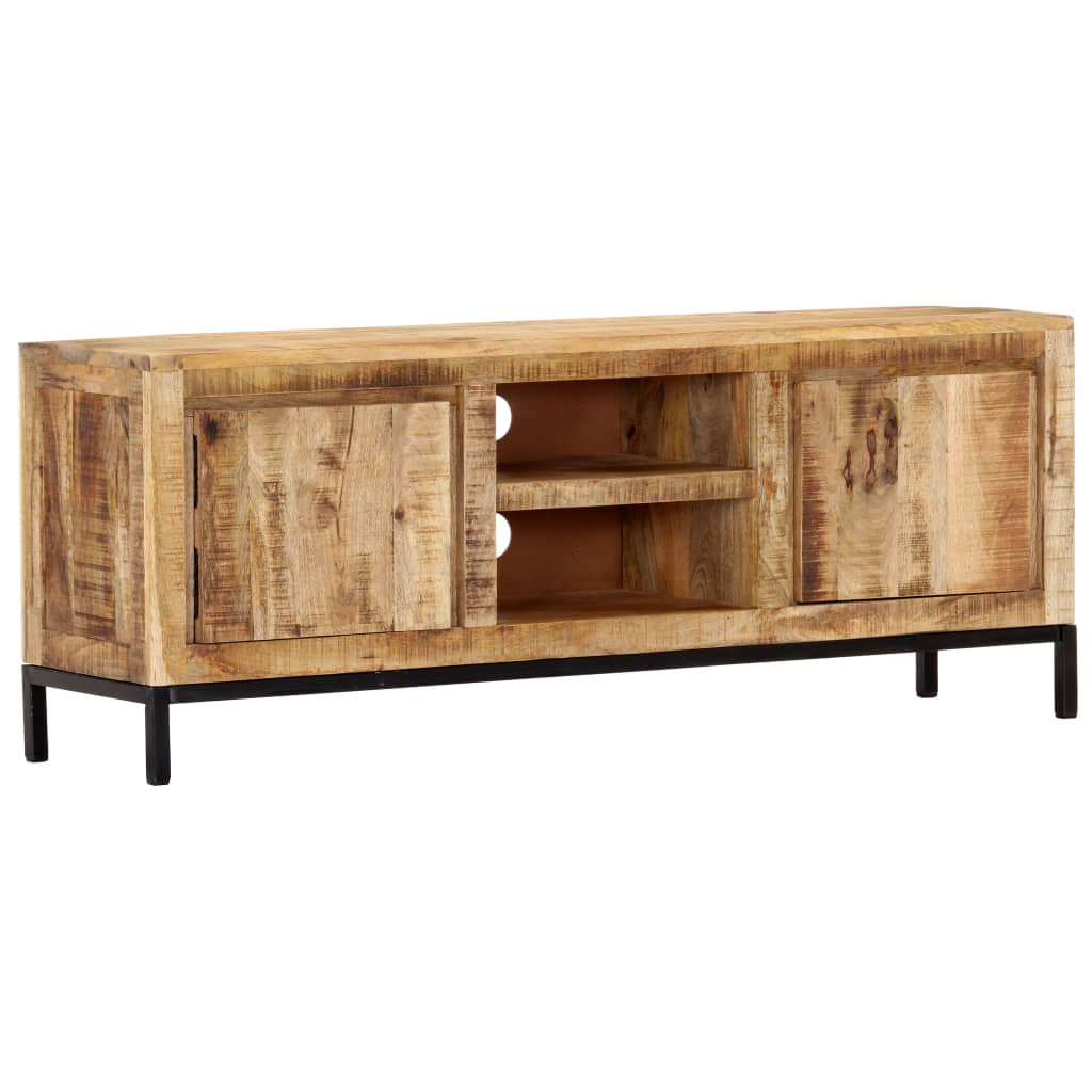 vidaXL TV Cabinet 118x30x45 cm Solid Mango Wood