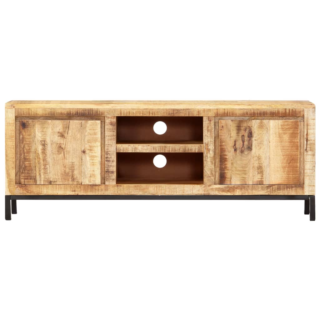 vidaXL TV Cabinet 118x30x45 cm Solid Mango Wood