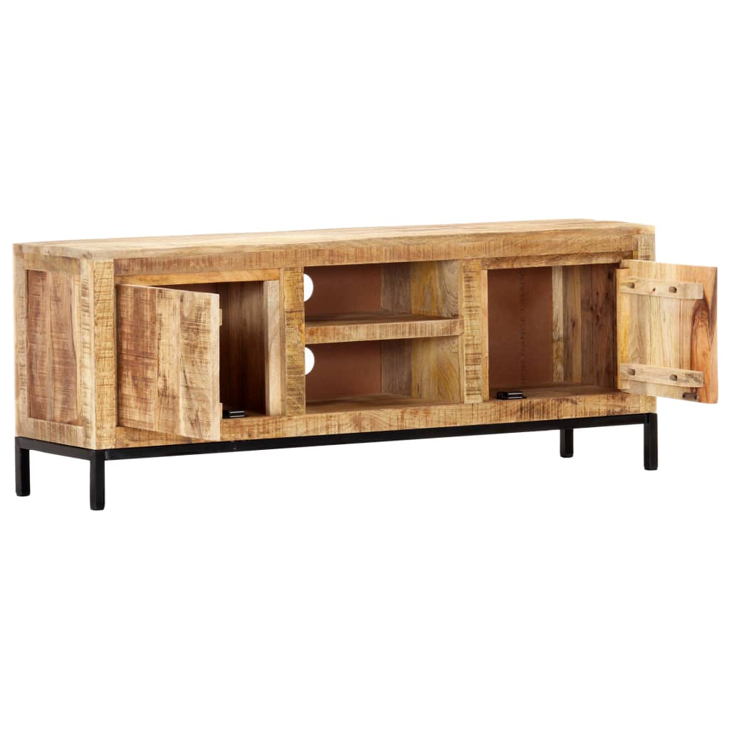 vidaXL TV Cabinet 118x30x45 cm Solid Mango Wood