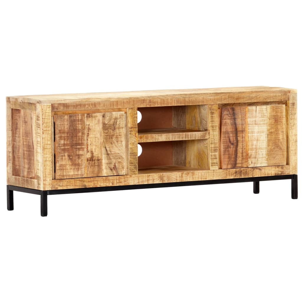 vidaXL TV Cabinet 118x30x45 cm Solid Mango Wood