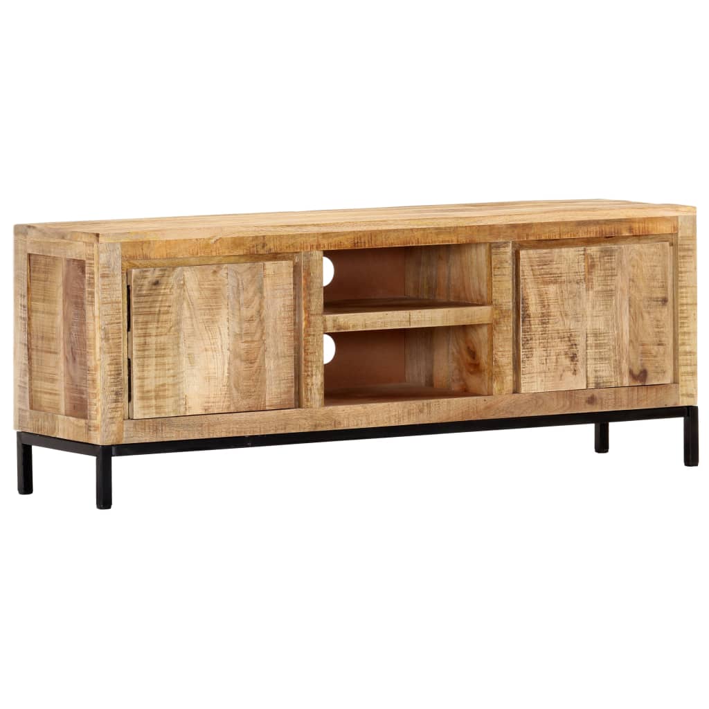 vidaXL TV Cabinet 118x30x45 cm Solid Mango Wood