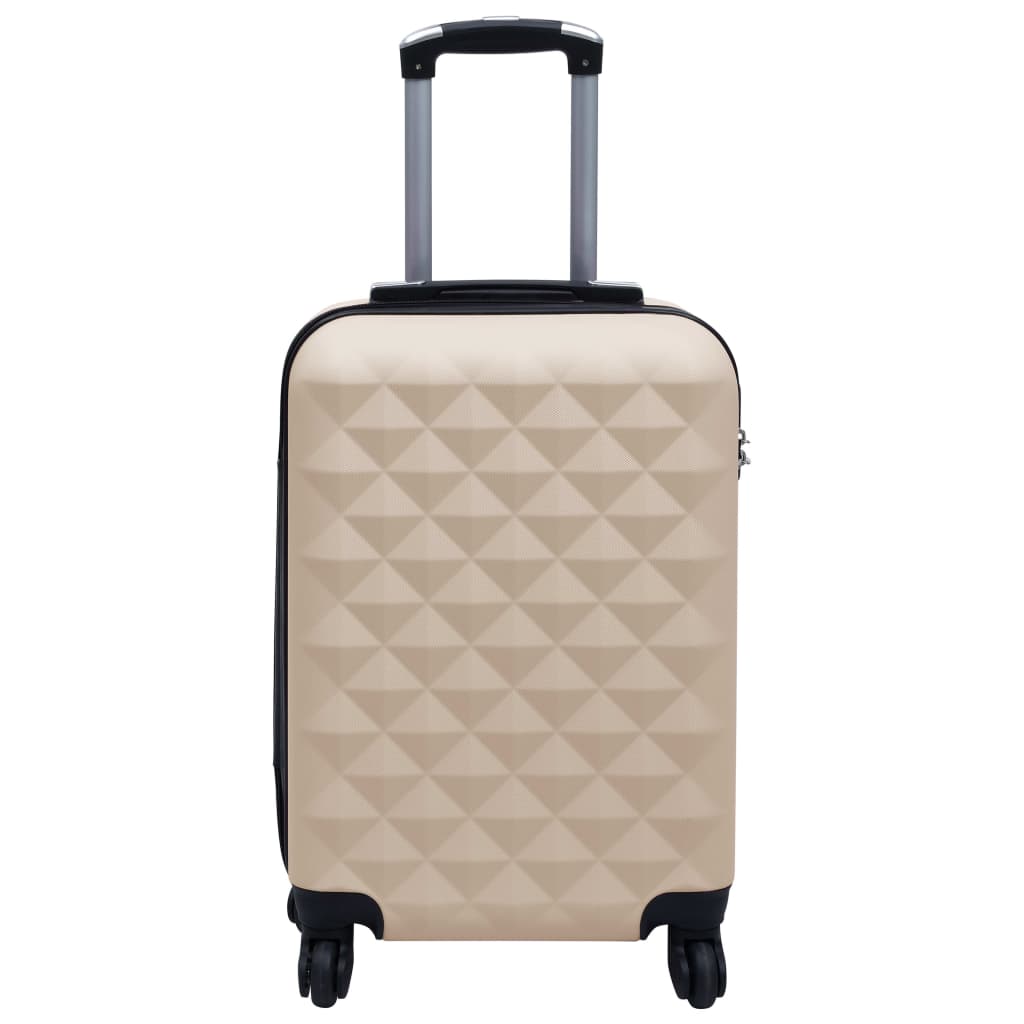 vidaXL Hardcase Trolley Set 2 pcs Gold ABS