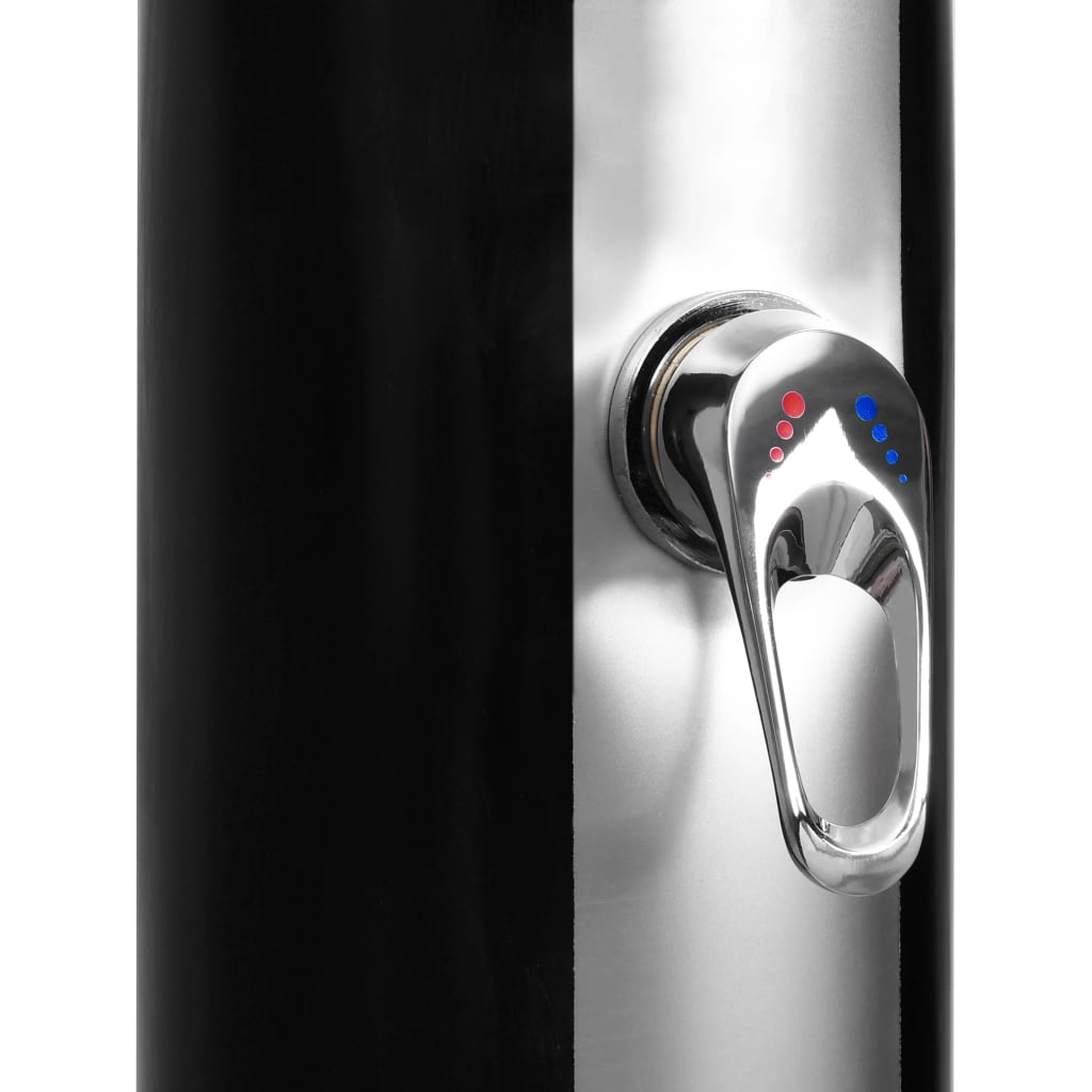 vidaXL Outdoor Solar Shower with Shower Head and Faucet 40 L