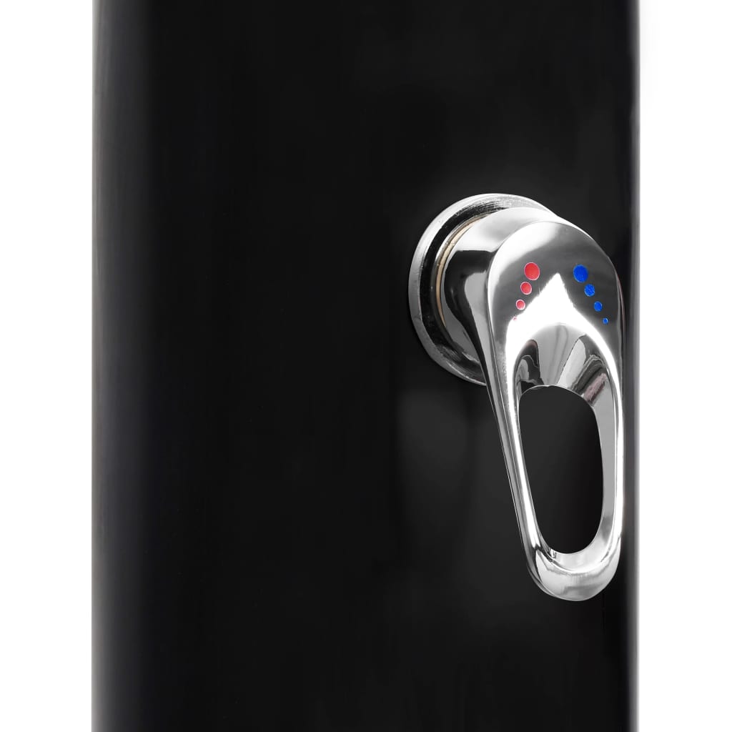 vidaXL Outdoor Solar Shower with Shower Head and Faucet 40 L