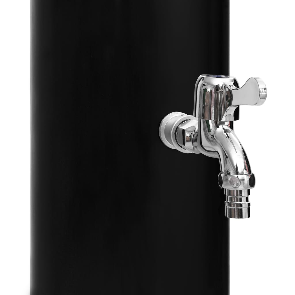 vidaXL Outdoor Solar Shower with Shower Head and Faucet 40 L