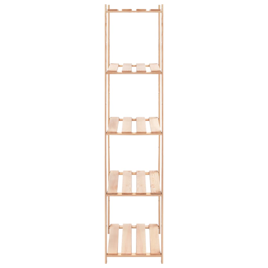 vidaXL 5-Tier Storage Racks 2 pcs 80x38x170 cm Solid Pinewood 250 kg