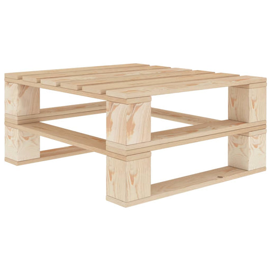 vidaXL Garden Pallet Table Wood