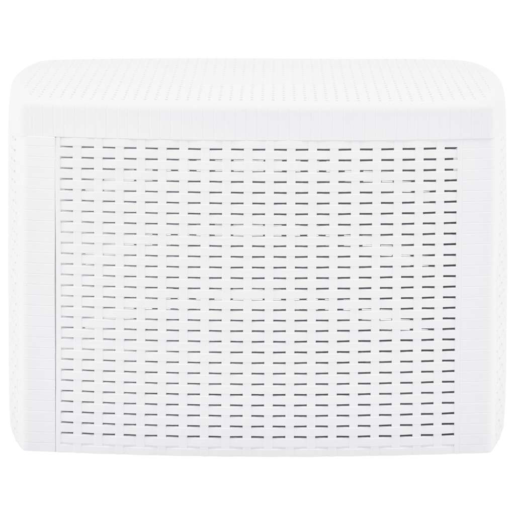 48774 vidaXL Side Table White 54x54x36,5 cm Plastic