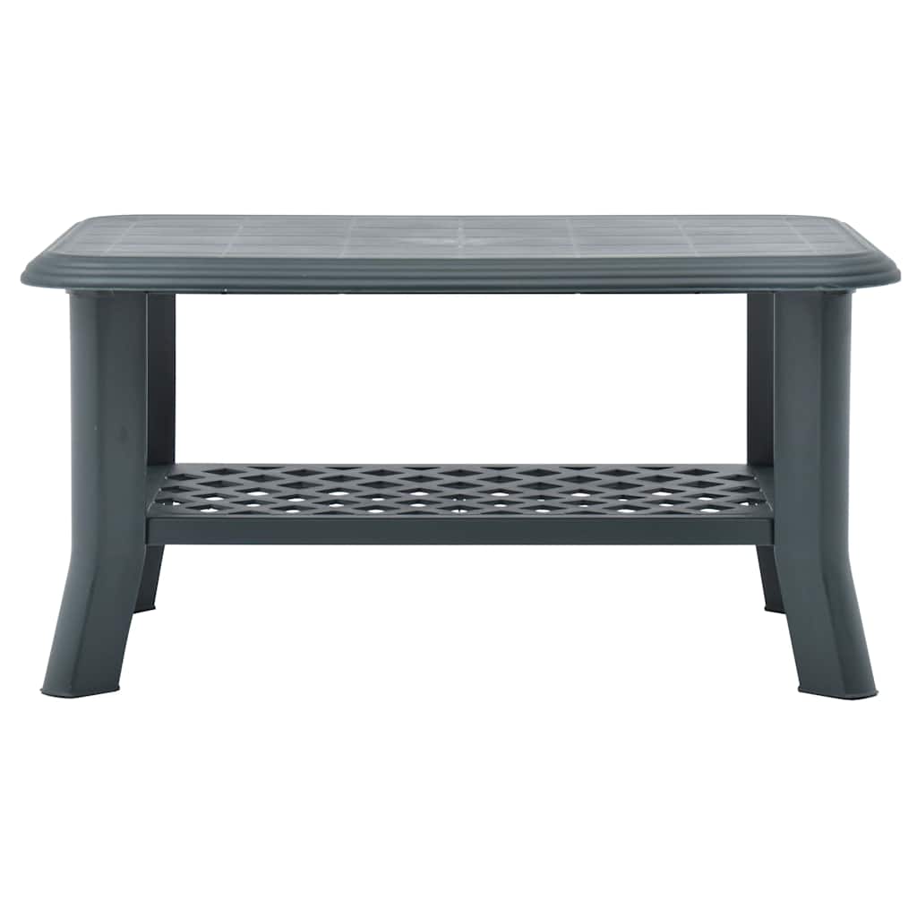48794 vidaXL Coffee Table Green 90x60x46 cm Plastic