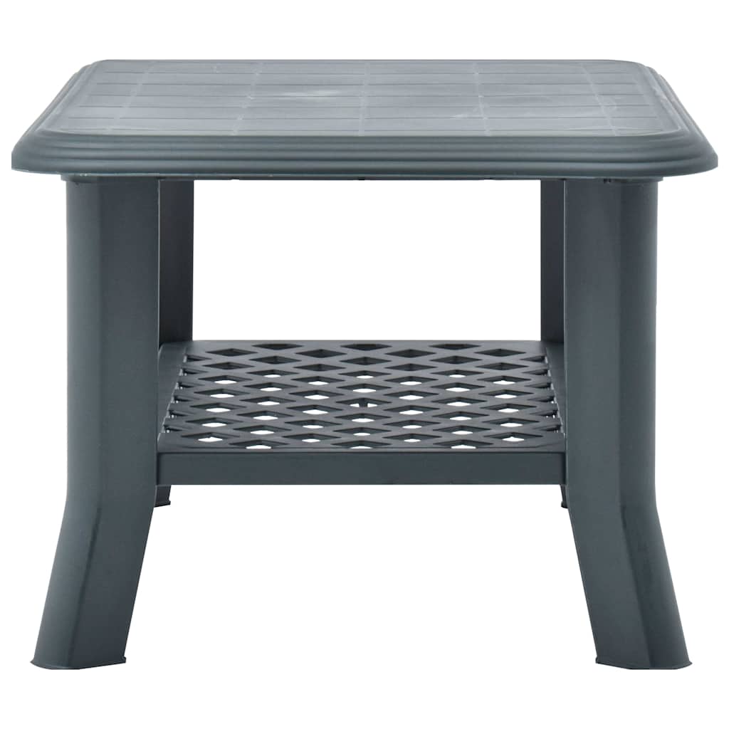 48794 vidaXL Coffee Table Green 90x60x46 cm Plastic