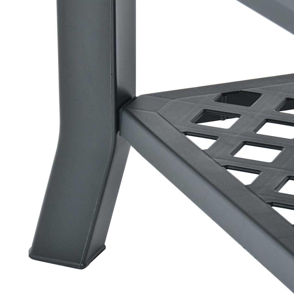 48794 vidaXL Coffee Table Green 90x60x46 cm Plastic