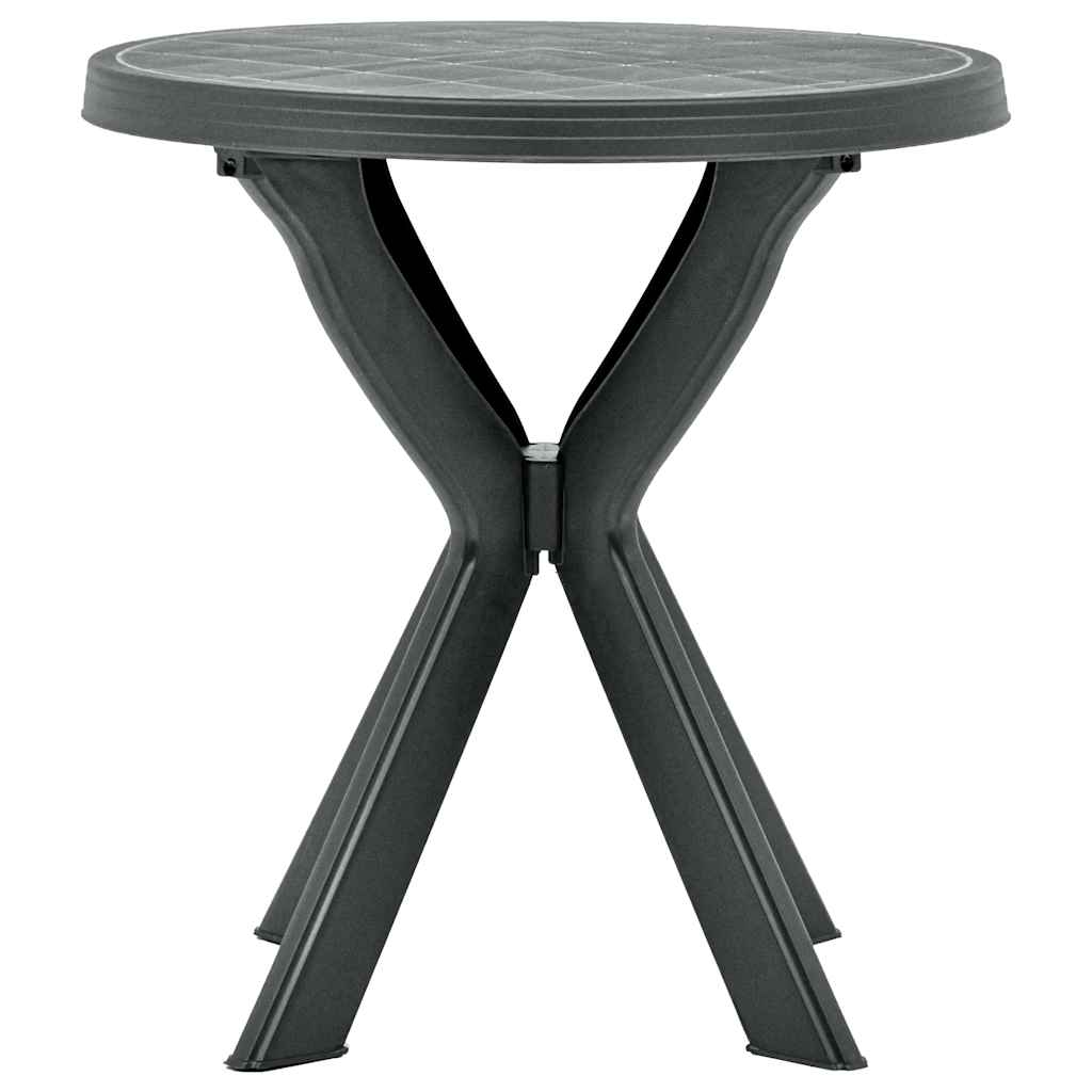 48798 vidaXL Bistro Table Anthracite Ø70 cm Plastic