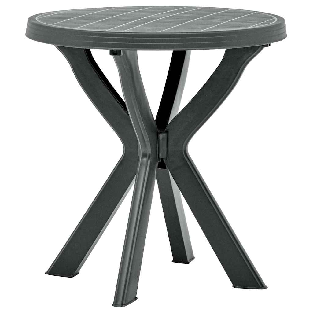 48798 vidaXL Bistro Table Anthracite Ø70 cm Plastic