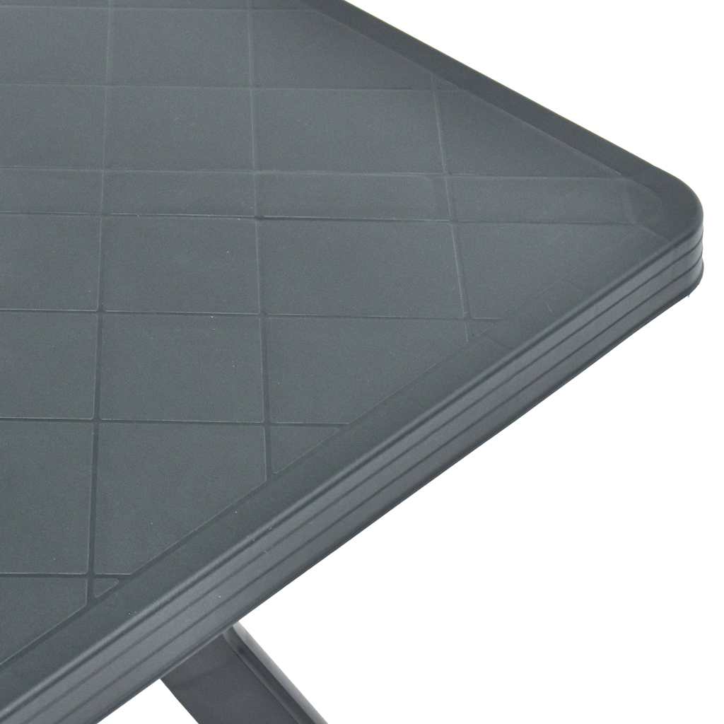 48800 vidaXL Bistro Table Green 70x70x72 cm Plastic