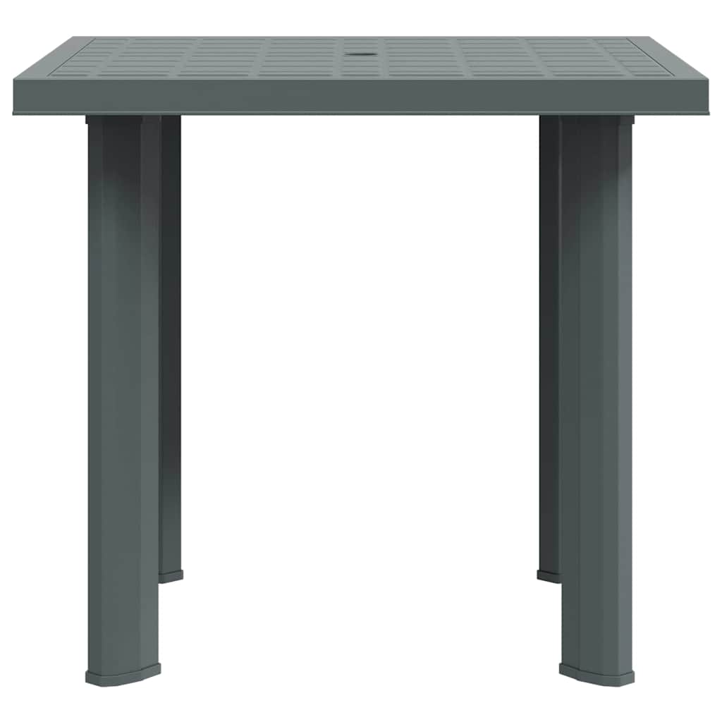 48803 vidaXL Garden Table Green 80x75x72 cm Plastic