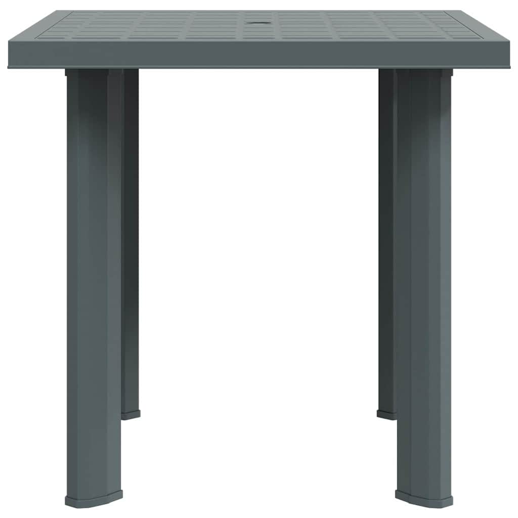 48803 vidaXL Garden Table Green 80x75x72 cm Plastic