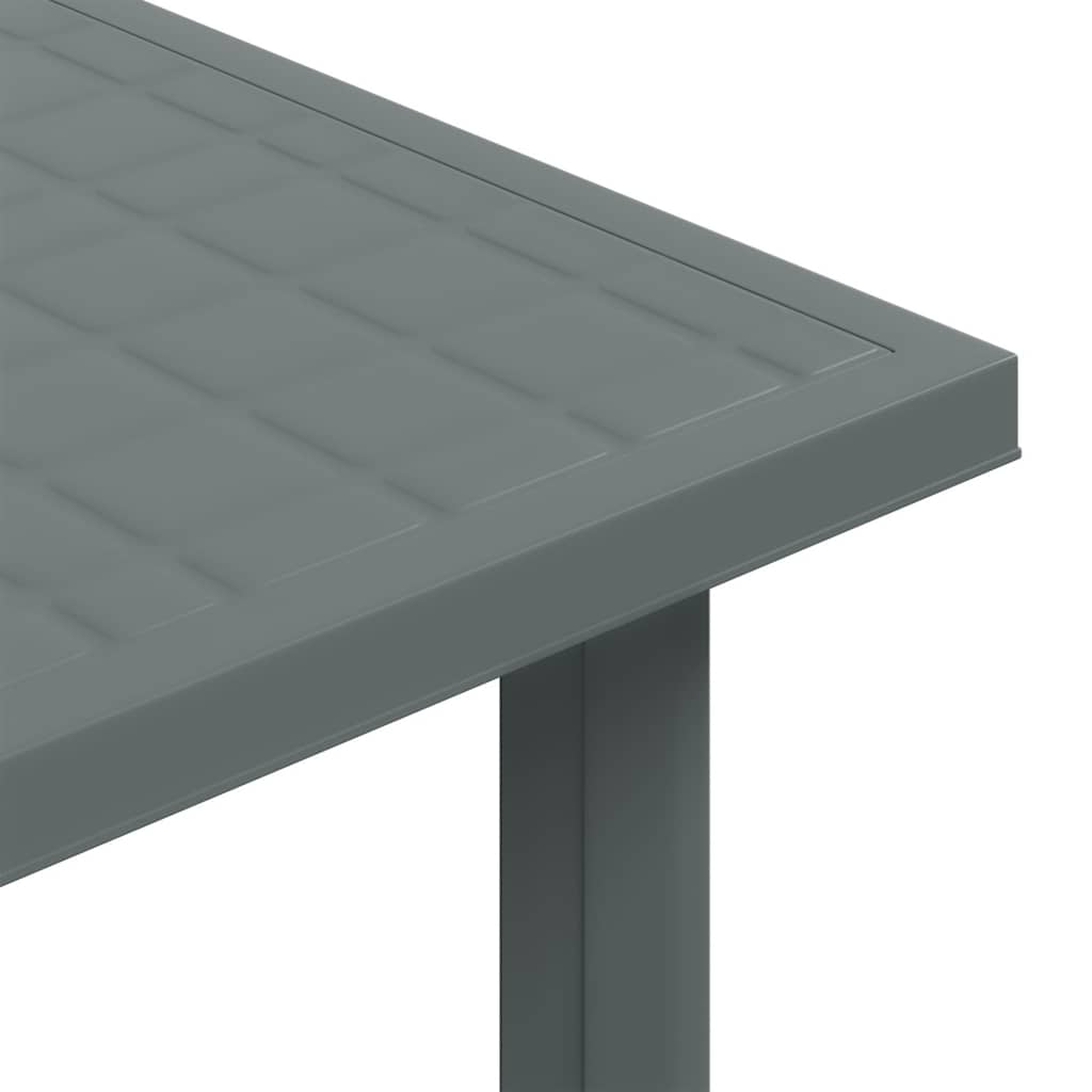 48803 vidaXL Garden Table Green 80x75x72 cm Plastic