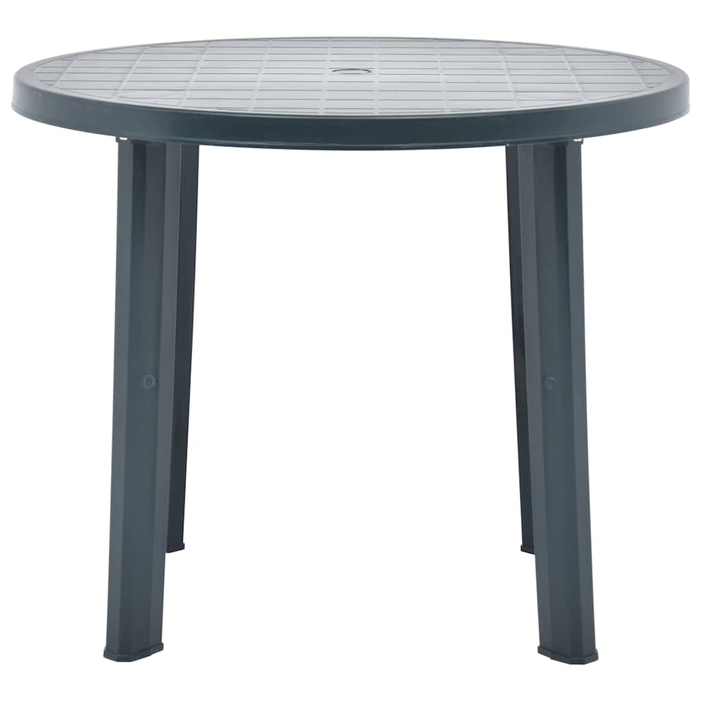 48806 vidaXL Garden Table Green 89 cm Plastic