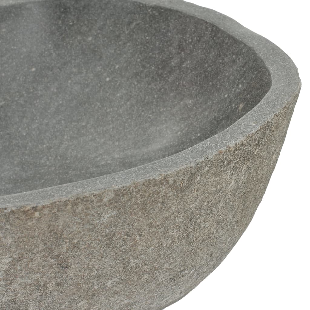 vidaXL Basin River Stone Oval 37-46 cm