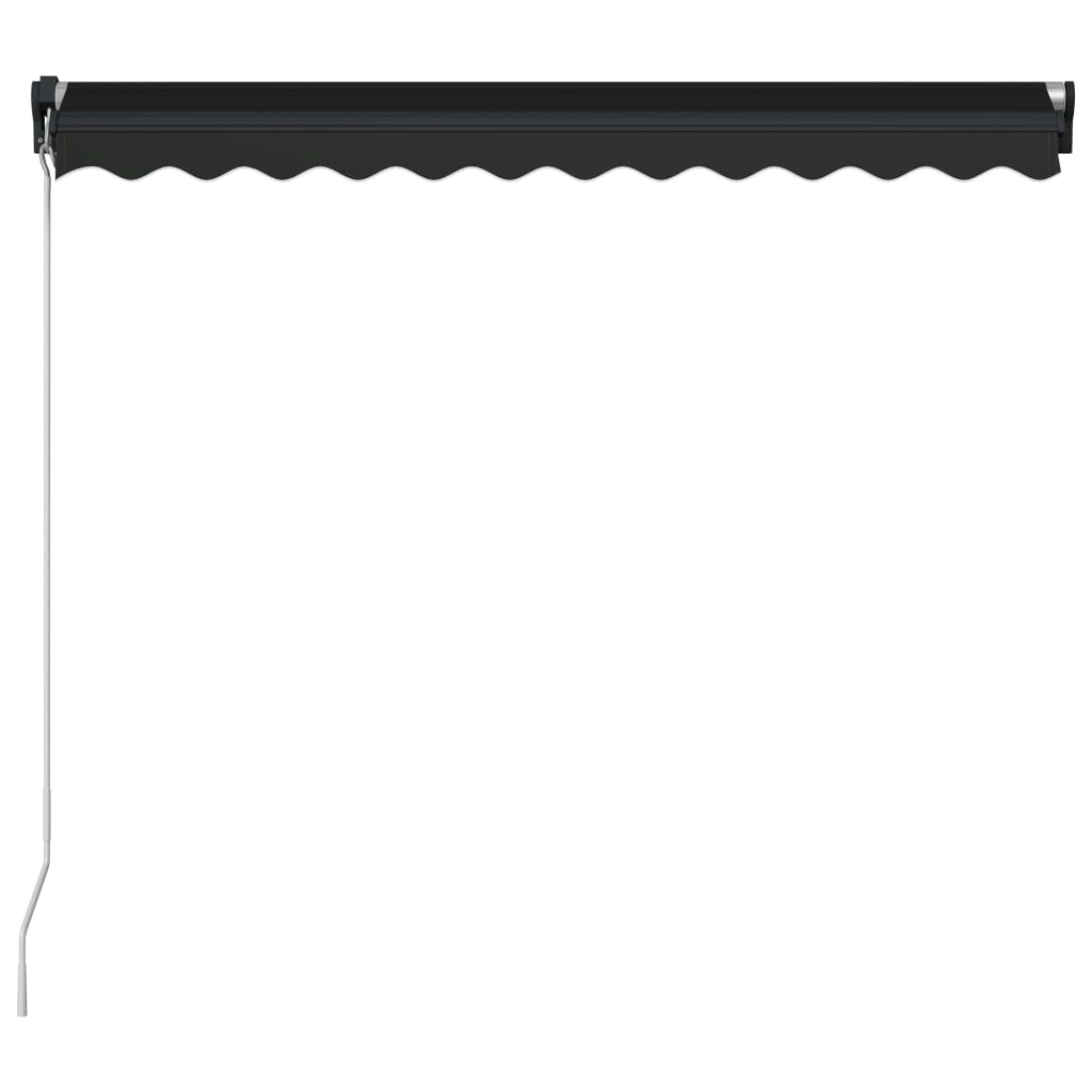 vidaXL Manual Retractable Awning 300x250 cm Anthracite