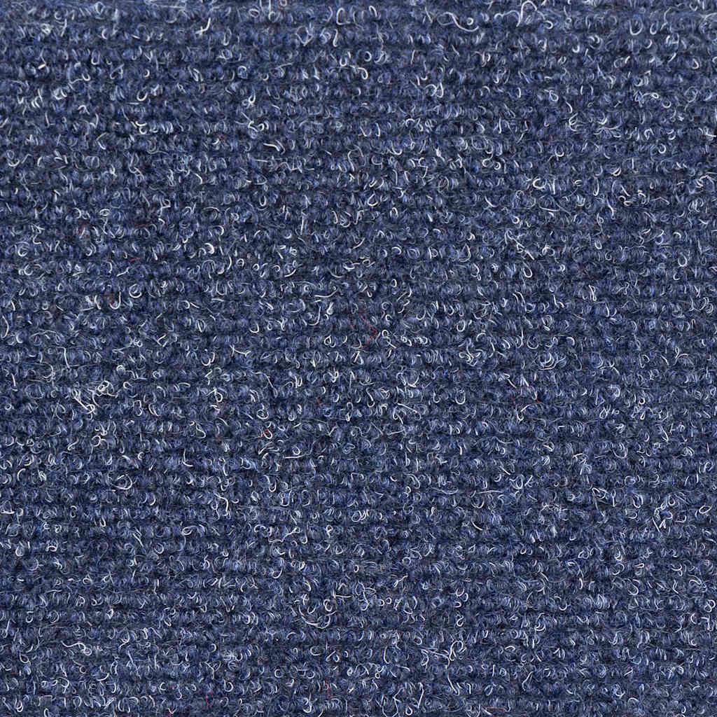 Stair Mats Self-adhesive 15 pcs 65x21x4cm Blue Rectangular Edge