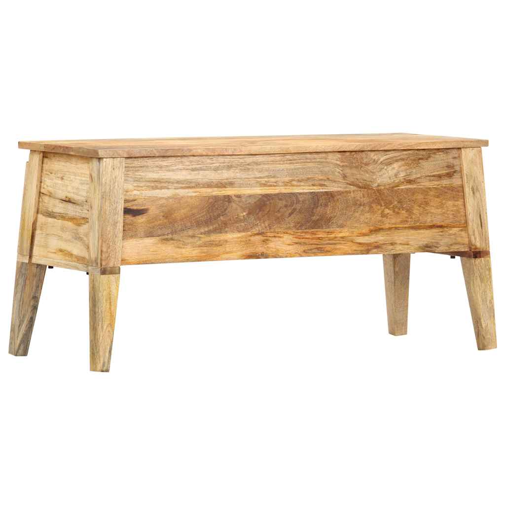 286462 vidaXL Storage Box 99x35x48 cm Solid Mango Wood